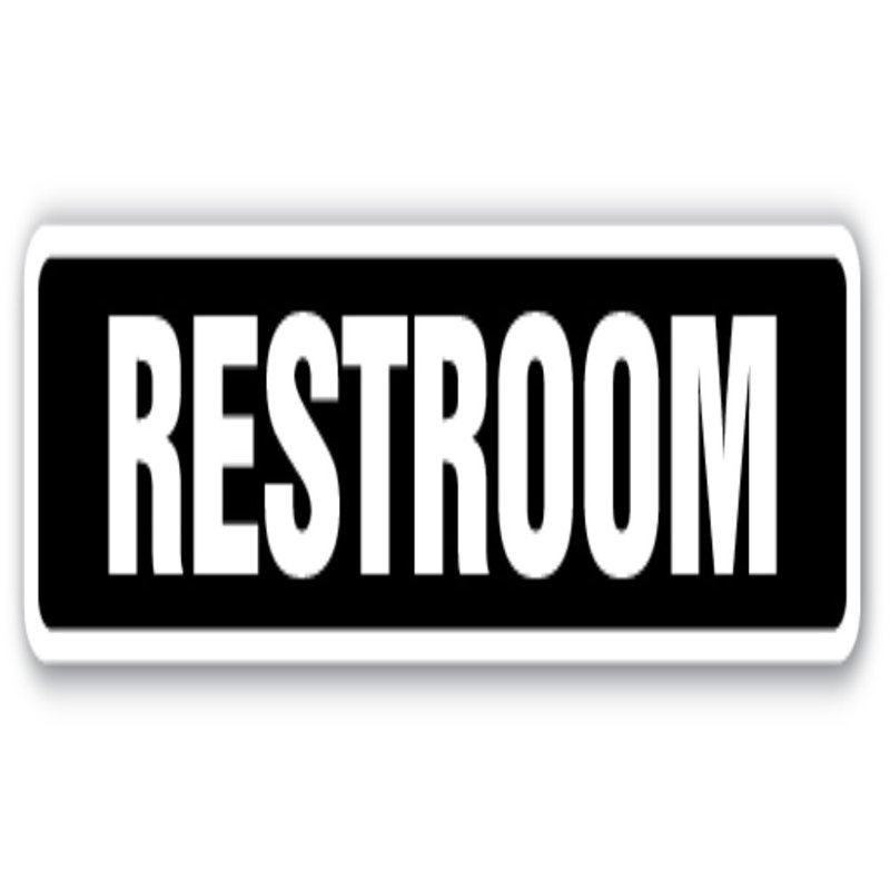 Toilettes pour salle de bain, H 3 po x l 14 po x P 0,1 po