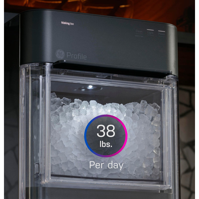 GE Profile Opal 2.0 Nugget Ice Maker, Black Stainless