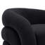 Fauteuil demi-tonneau pivotant rembourré Aunna-249351914