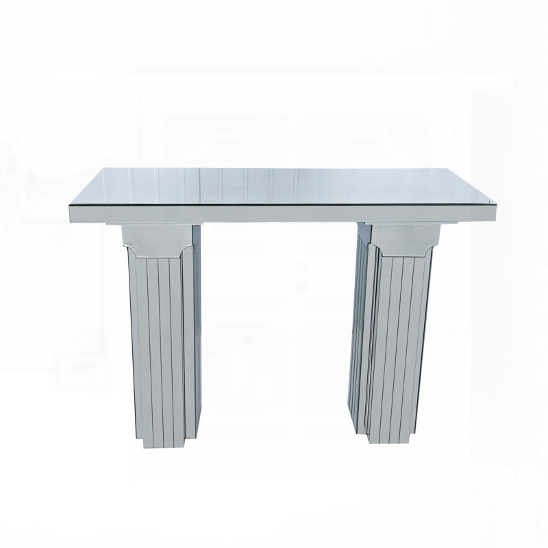Jasan 43.3'' Modern Mirror Console Table