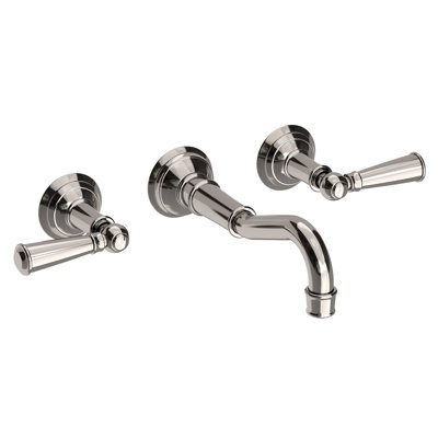 Jacobean Wall Mount Bathroom Faucet