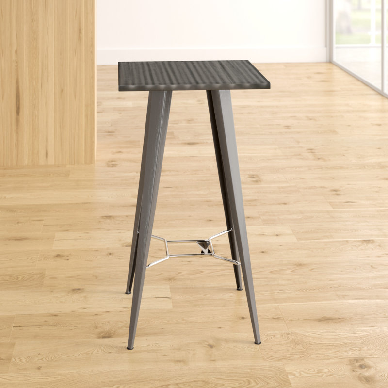 Direct Bar Table, Gunmetal Grey
