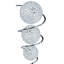 Lampe de table DEL en cristal 30 po Rooker