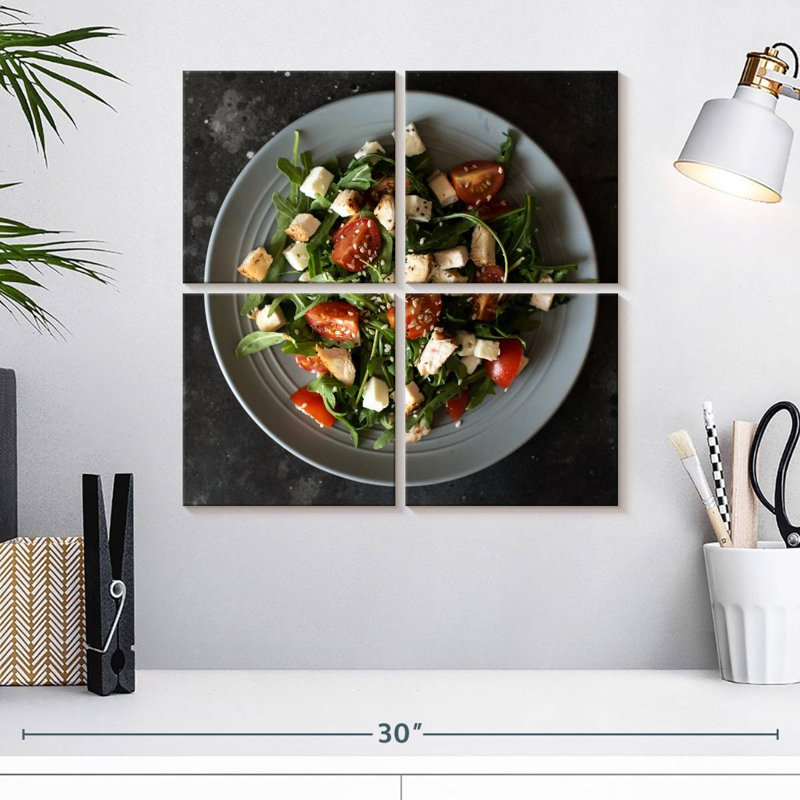 Salade de poulet à la feta Yarlin, H 18 po x l 18 po