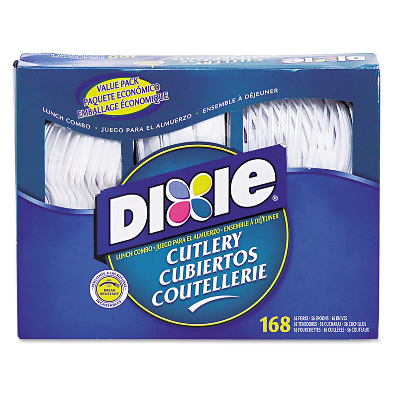 Dixie® Heavy-Duty Combo Pack Disposable Flatware Set