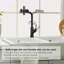 Robinet de cuisine à cascade avec douchette extractible, robinet d'évier de cuisine à poignée simple avec douchette extractible, robinet de cuisine rotatif à 360 °-118350861