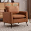 Fauteuil d'appoint en similicuir, fauteuil Clue-2132189907