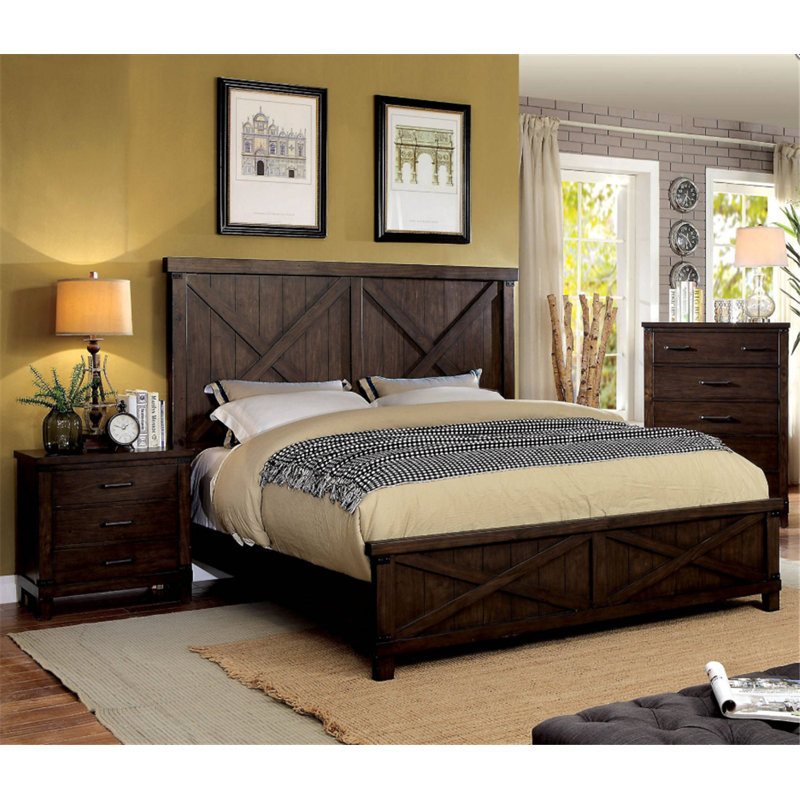 Ashly 28'' W Nightstand, Dark Walnut