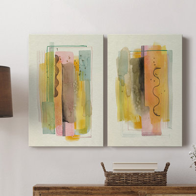 Water and Melon I-Premium Gallery Wrapped Canvas -Ready to Hang