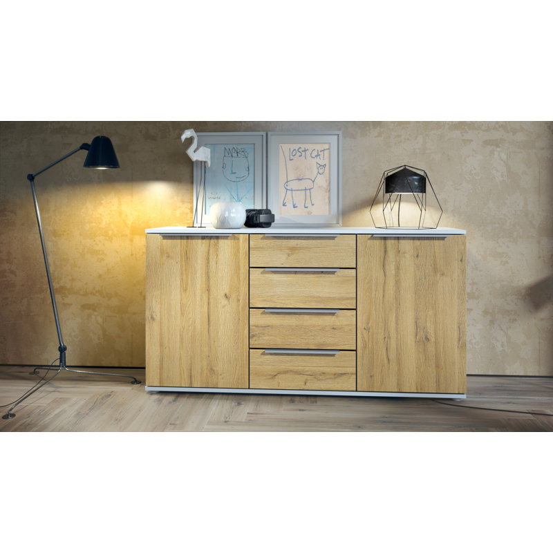 Adriannah Sideboard, Natural Oak