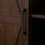 Grande armoire de rangement avec porte de grange, rangement en bois rustique pour ferme, garde-manger et porte de grange