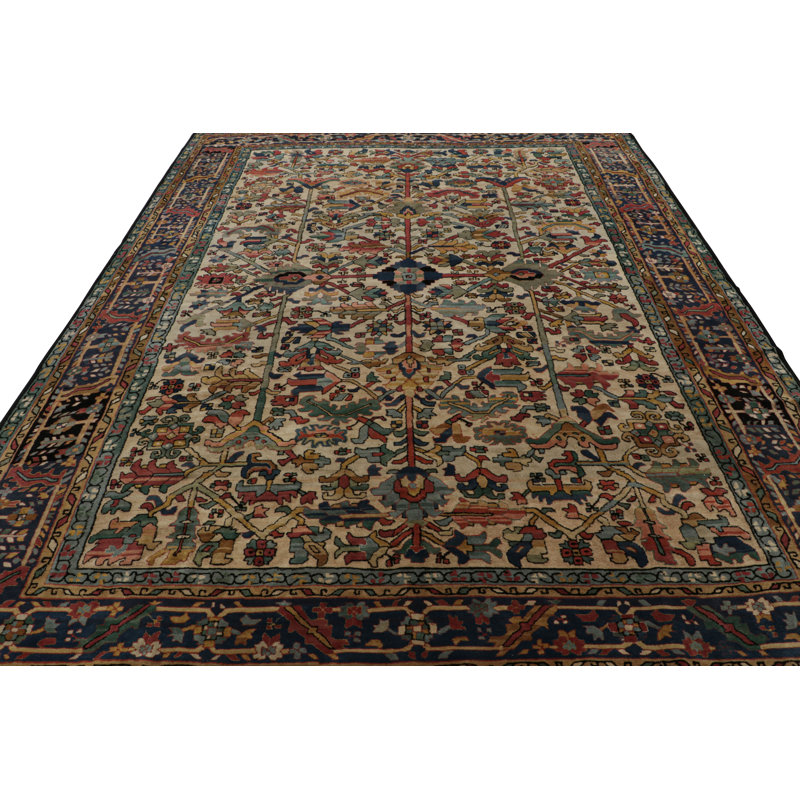 One-of-a-Kind Rectangle 8'10" X 11'9" Hand Knotted Area Rug