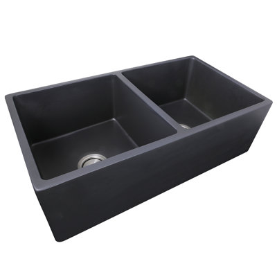 Vineyard 33" Double Basin Farmhouse Kitchen Sink