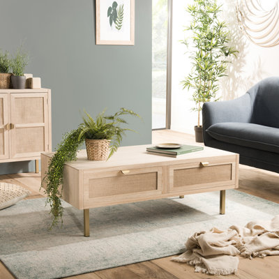 Curiel Four Leg Coffee Table with Storage