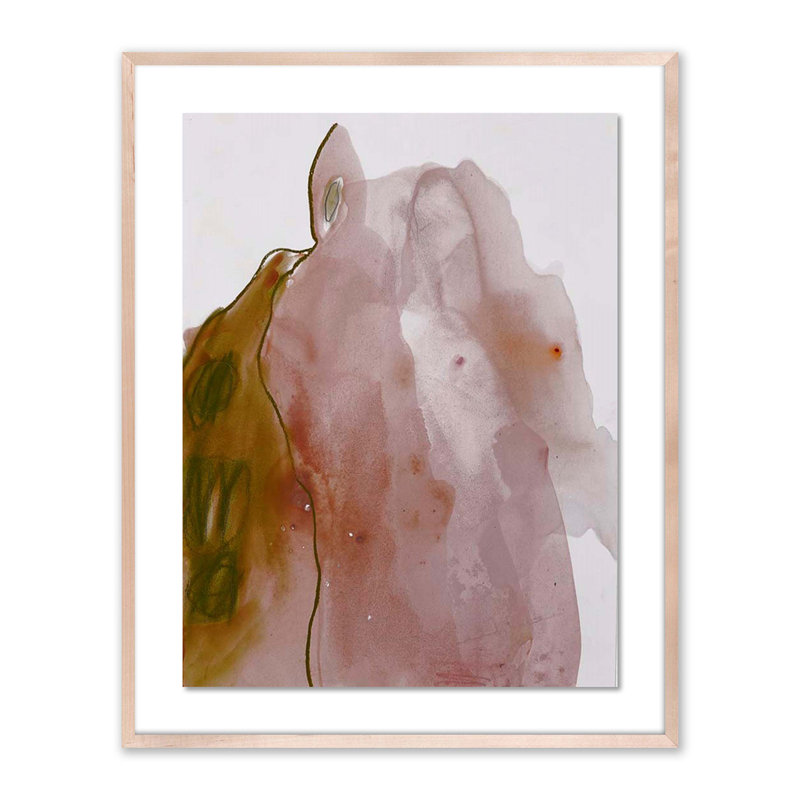 Abstract Desert IV Painting by Kim Whiteside, Natural, 40" H x 32" W x 2.5" D