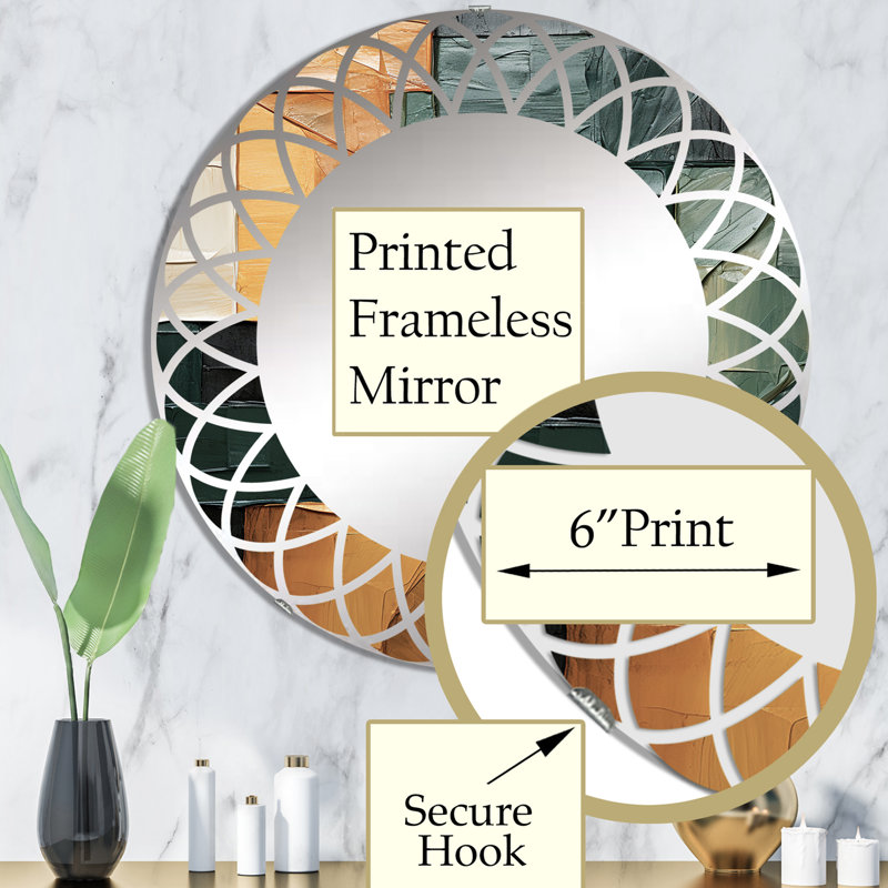 Miroir Sottile, 32 po x 32 po