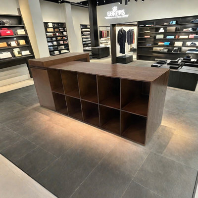 Vitrine de coin multifonctionnelle