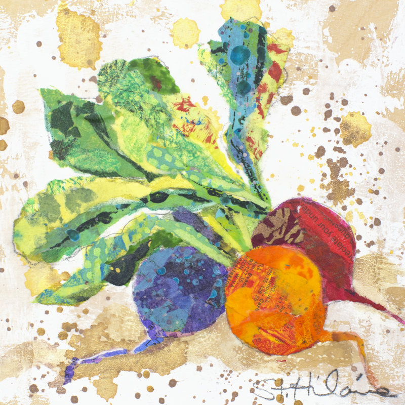 Veggie Splash I, H 30 po x l 30 po x P 1,25 po