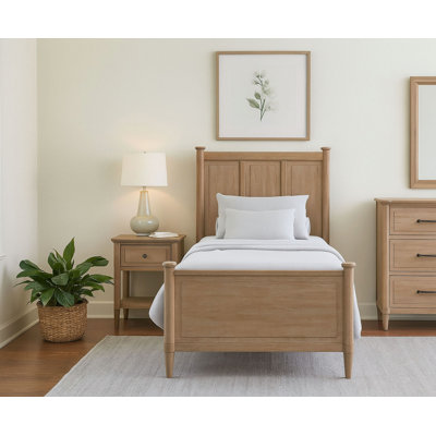 Mindi Veneer Twin Bed W/O Trundle