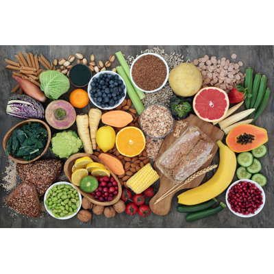 High Fiber Food - Wrapped Canvas Print