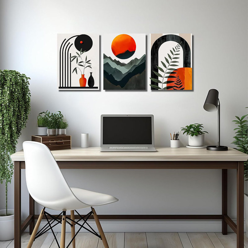 3 Piece Wrapped Canvas Wall Art