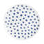 Ensemble de 4 assiettes à salade en céramique fine blanche et bleue Gap Home