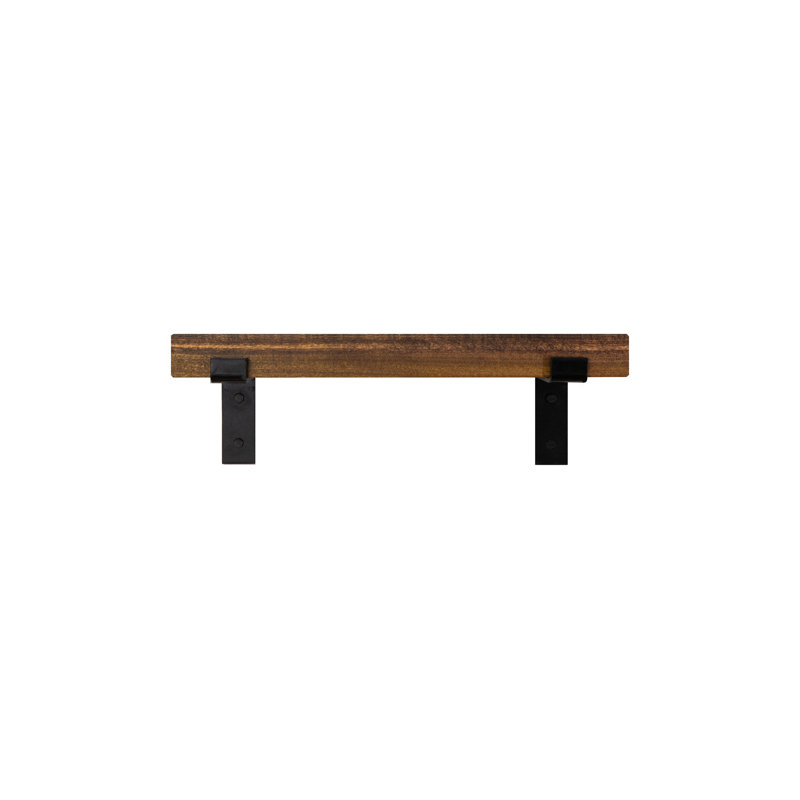 Rayne Record Display Shelves, 34x3x2, Honey