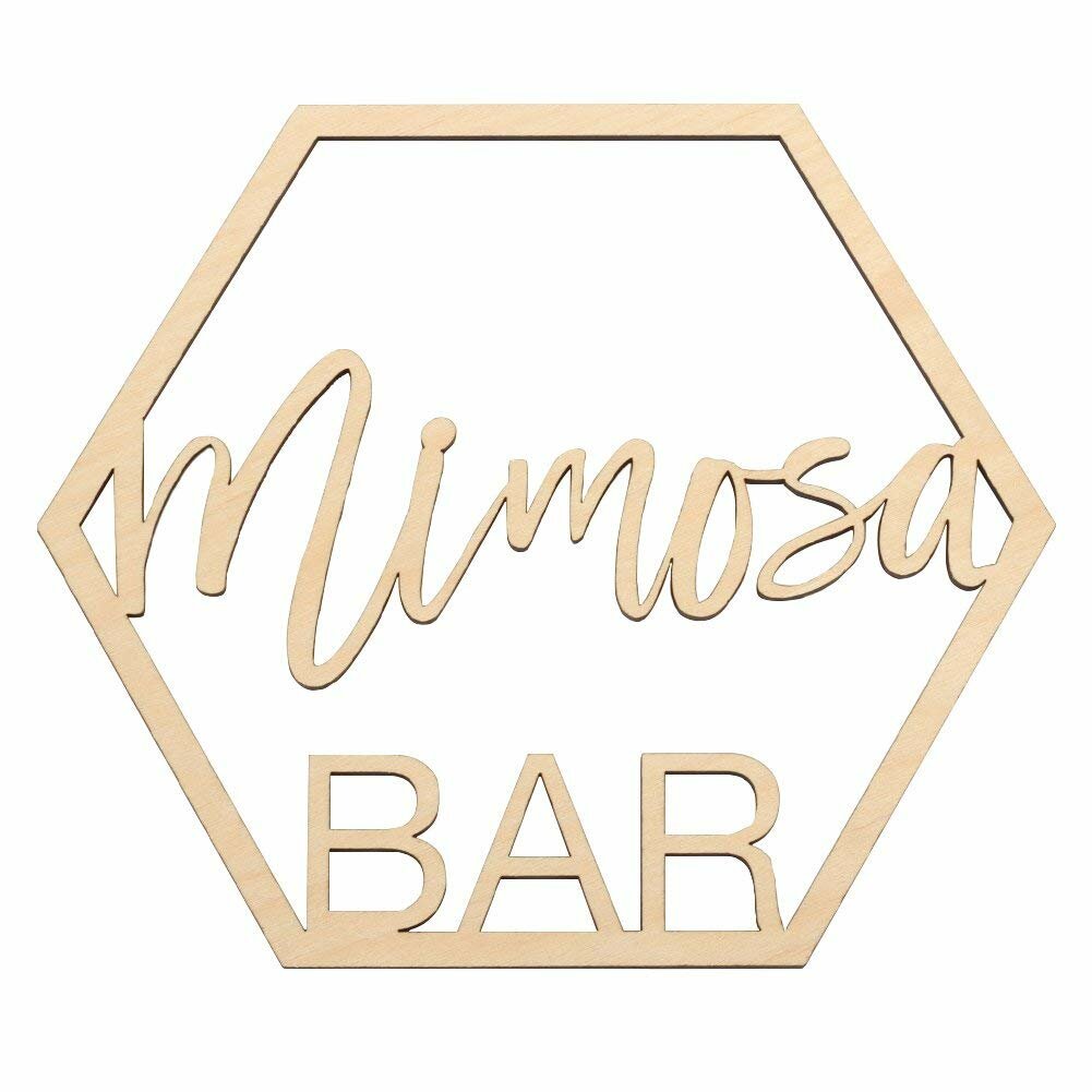 Acrylic Mimosa Bar Sign | Wedding Decor | SCC-27