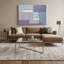 Hard Edge 37, art mural sur toile grise