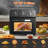 Family Size Air Fryer Toaster Oven Combo, 13QT, 360° Hot Air Circulation For Healthy Oil-Free Cooking, Multifunctional Convection Countertop Oven With Adjustable Time & Temp Control-121591749