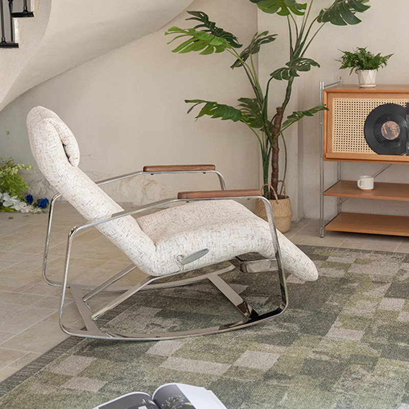 Chaise berçante ajustable en métal Living Room