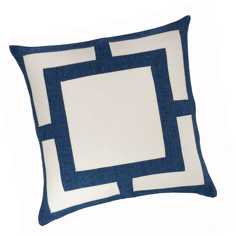 Housse de coussin géométrique