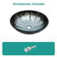 Lavabo vasque en verre trempé craquelé Artistic-124471356-124471359