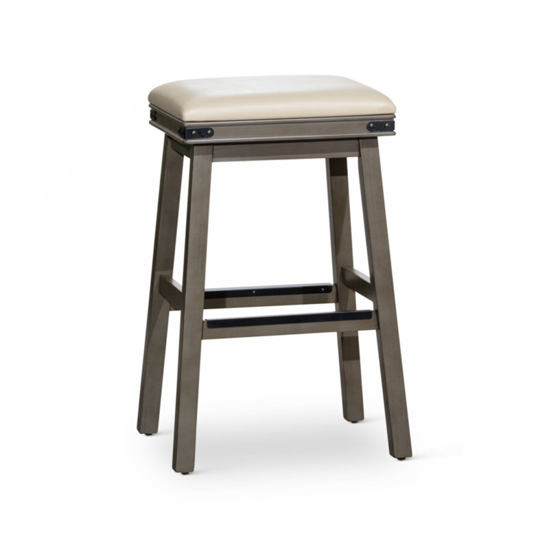 Chaise d'appoint en cuir reconstitué, Gris, Gris
