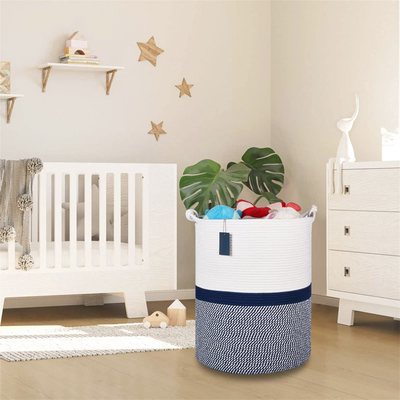 Fabric Laundry Basket with Handles