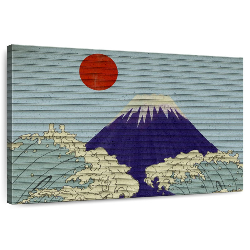 Grandes vagues d'Alvord, Mont Fuji, H 20 po x l 30 po