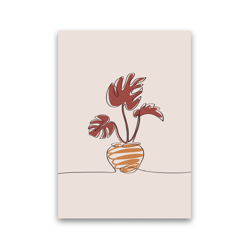 Monstera - Print, No Framed, 84cm H x 60cm W x 1cm D