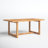 Melrose Rectangular 4 - Person 70.8" Long Teak Dining Set with Cushions-101190604