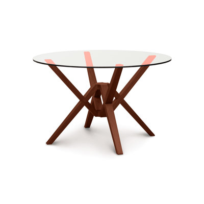 Table ronde en verre Exeter