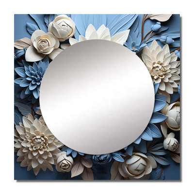 Kirshon - Mums Square Mirror Wall Decor For Bedroom