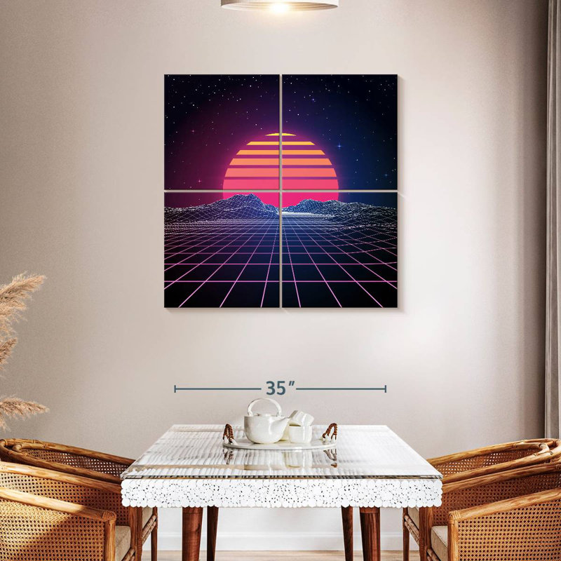 Kelan Retro 1980s Sunset