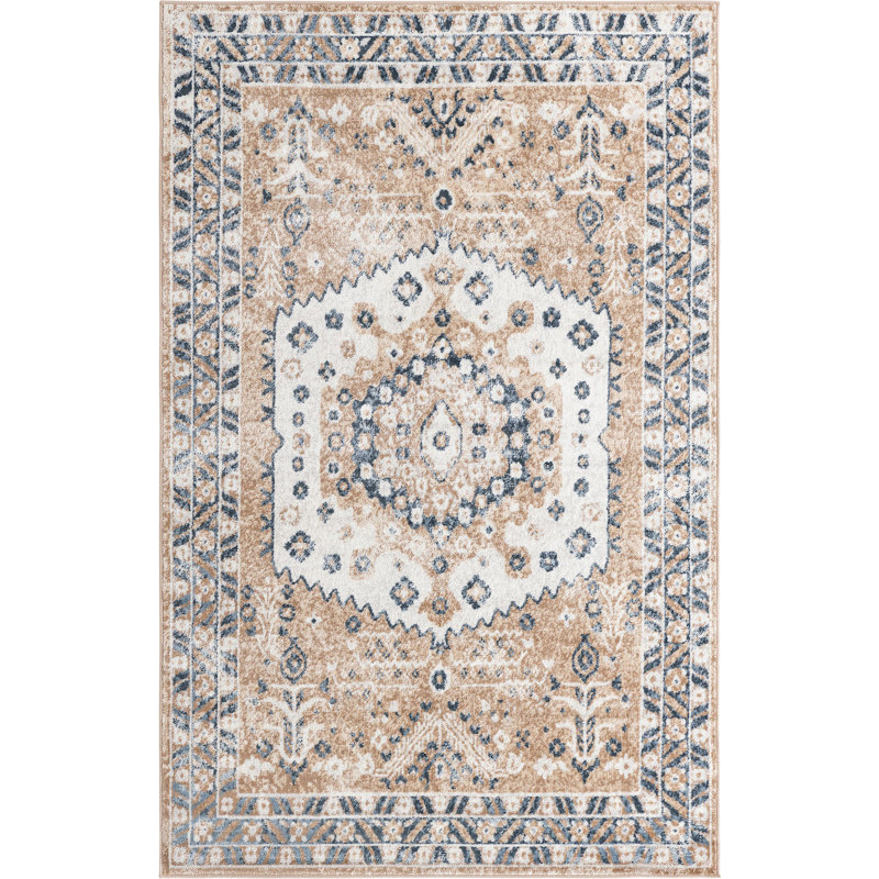 Deral Oriental Indoor Rug, Rectangle 5' x 8'