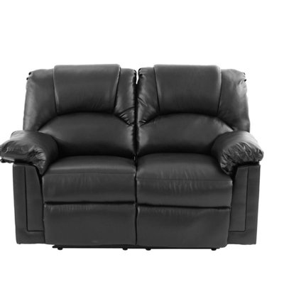 Motion Loveseat 1Pc Couch Living Room Furniture Bonded Leather