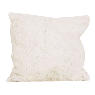  Rabbit Faux Fur Throw Pillow