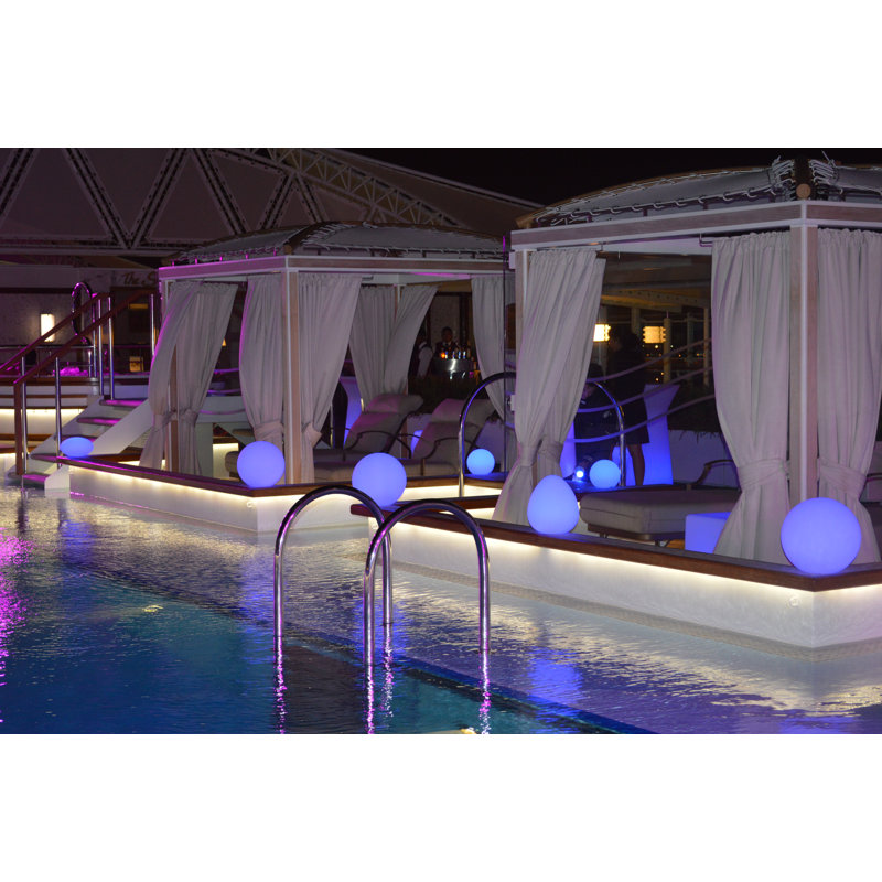 Lampe flottante sans fil Ballia, H 14 po x l 14 po x P 14 po