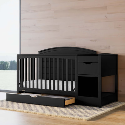 Lit de bébé convertible 5 en 1 et table à langer Bellwood