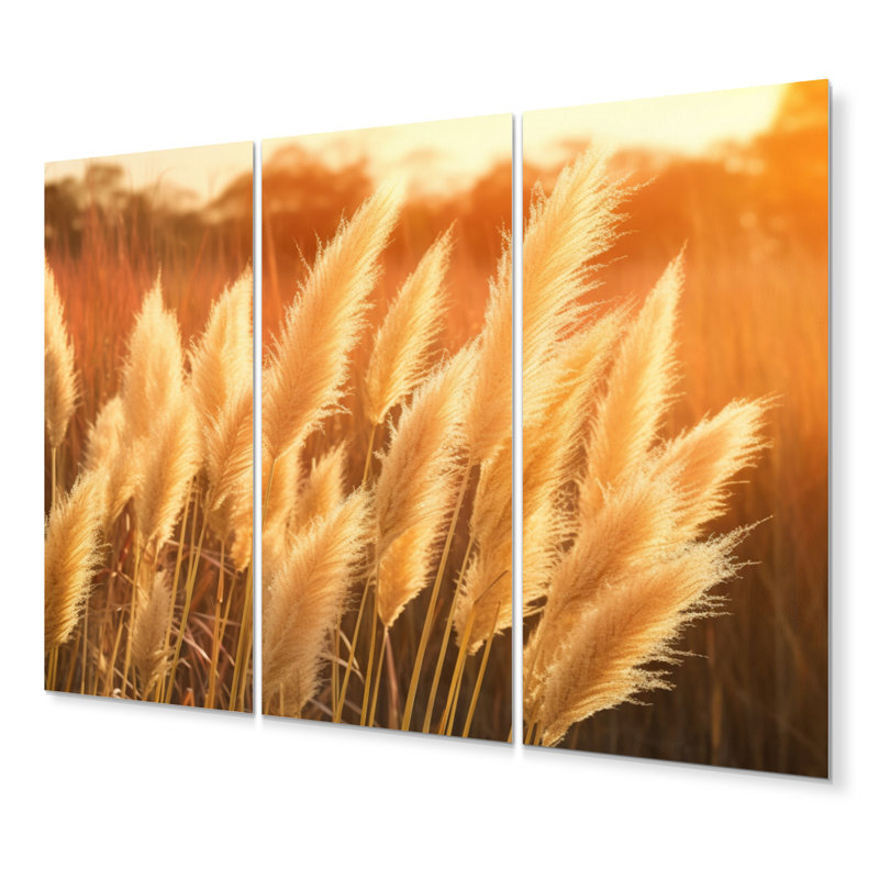 Farmhouse Plants & Flowers Wall Decor on Metal