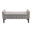Diethmar Fabric Storage Bench with Rubberwood Legs-1024820384