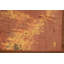 Tapis indien orange à motif abstrait 4 x 6