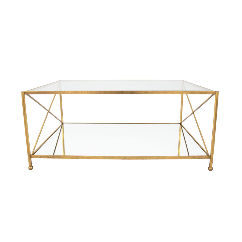 Iris Coffee Table, Gold